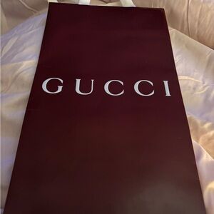 Gucci Deep Red Gift Bag